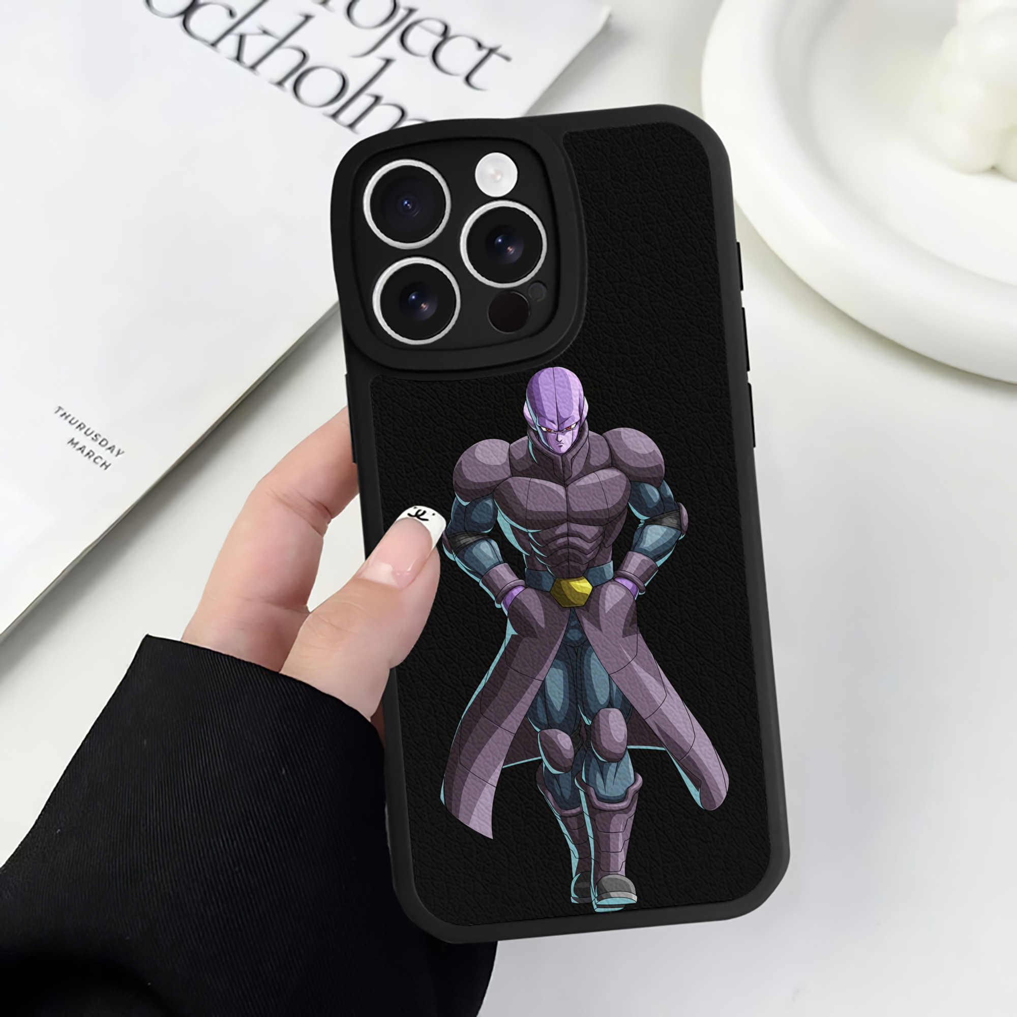 （画像用） ドラゴンボール DRAGON BALL 【iPhone 16シリーズ対応】シリコンスマホケース（レザー調） 材質：シリコン